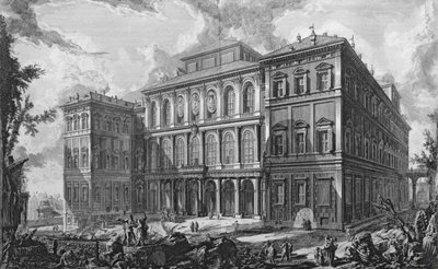 Palazzo Barberini auf dem Quirinal, Rom von Giovanni Battista Piranesi